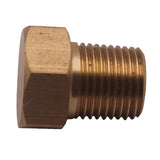 Maxbell 1-8 *1/8" NPT Plug Male Brass Gas Oil Fuel Tank Port Fitting Adapter