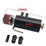Maxbell Aluminium Baffled Engine Oil Catch Can Reservoir Tank Breather Separator