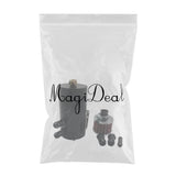 Maxbell Aluminium Baffled Engine Oil Catch Can Reservoir Tank Breather Separator