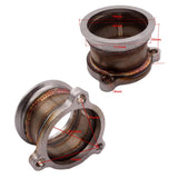 Maxbell 2.5" T3 T4 T04E 3 Bolt TO 2.5" V-Band Turbo Downpipe Adapter Flange