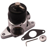 Maxbell Black Dual Port Blow Off Valve for Subaru MY01-07 WRX Forester Compact BOV