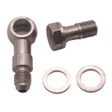 Maxbell Turbo Banjo Bolt Kit M10x1.5 mm to 4AN +1.8mm Restrictor Oil Feed For TD04