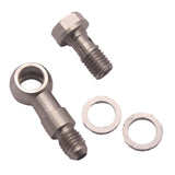 Maxbell Turbo Banjo Bolt Kit M10x1.5 mm to 4AN +1.8mm Restrictor Oil Feed For TD04