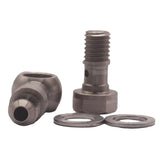 Maxbell Turbo Banjo Bolt Kit M10x1.5 mm to 4AN +1.8mm Restrictor Oil Feed For TD04