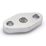 Maxbell Turbo Oil Feed Inlet Flange Gasket Adapter Kit 4AN 4 AN Fitting T3 T3/T4 T04