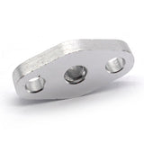 Maxbell Turbo Oil Feed Inlet Flange Gasket Adapter Kit 4AN 4 AN Fitting T3 T3/T4 T04