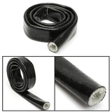 Maxbell Heat AN4 Fire Sleeve Fire Braid Flame Shield 1/4X1M ID:6mm For BMW E36-Black