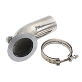 Maxbell Turbo Exhaust Downpipe Elbow 90 Degree & Hy35 HX He351 V-band Flange Clamp