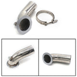Maxbell Turbo Exhaust Downpipe Elbow 90 Degree & Hy35 HX He351 V-band Flange Clamp