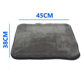 Maxbell Soft Car Washing Cleaning Drying Towel Cloth Hemming Double-Sided 38x45cm