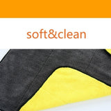 Maxbell Soft Car Washing Cleaning Drying Towel Cloth Hemming Double-Sided 38x45cm