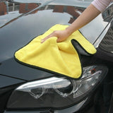 Maxbell Soft Car Washing Cleaning Drying Towel Cloth Hemming Double-Sided 38x45cm