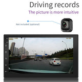 Maxbell 7"HD 2DIN Car Stereo Video MP5Player Bluetooth FM Radio AUX USB 4led Camera