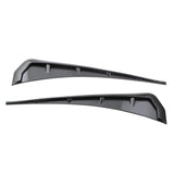 Maxbell Pair Black Carbon Front Fender Side Vent Cover for Honda Civic 2016-2018