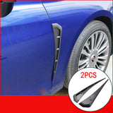 Maxbell Pair Black Carbon Front Fender Side Vent Cover for Honda Civic 2016-2018