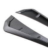 Maxbell Pair Black Carbon Front Fender Side Vent Cover for Honda Civic 2016-2018