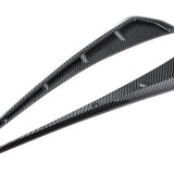 Maxbell Pair Black Carbon Front Fender Side Vent Cover for Honda Civic 2016-2018