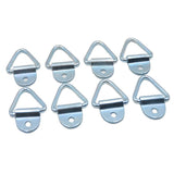 Maxbell 8Pcs Car Auto Pickups 2" Black Steel Tie-Down V-Ring Anchor Accessories