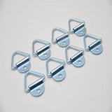 Maxbell 8Pcs Car Auto Pickups 2" Black Steel Tie-Down V-Ring Anchor Accessories