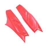 Maxbell 2x Red Accessories Protective Racing Strong Adhesive Helmet Horns Ears