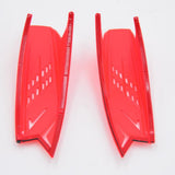 Maxbell 2x Red Accessories Protective Racing Strong Adhesive Helmet Horns Ears