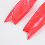 Maxbell 2x Red Accessories Protective Racing Strong Adhesive Helmet Horns Ears