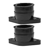 Maxbell 0.9" Carburetor Intake Manifold Boot For Yamaha TT350 86-87 XT350 Rubber x2