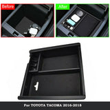 Maxbell For Toyota Tacoma 16 ~ 18 Center Console Armrest Organizer Tray Storage Box