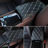 Maxbell Car Armrest Centre Pad Cover Auto Arm Rest Cushion Pad Protector Black