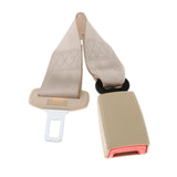 Maxbell Car Seat Belt Extenders Safety Buckle Extension Socket Connector A Beige