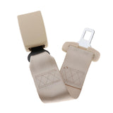 Maxbell Car Seat Belt Extenders Safety Buckle Extension Socket Connector A Beige