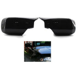 Maxbell 2pc Rear Mirror Cover Cap 51168238376 for BMW E46 E39 1998-2005 Black