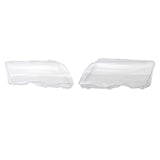 Maxbell L&R Headlight Lens Cover Fit for BMW E46 3-Series 330xi 4-Door 4DR 98-01