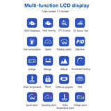 Maxbell Car HUD Display Digital Displays Speed Projector for OBD II Enabled Vehicles
