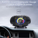 Maxbell Car HUD Display Digital Displays Speed Projector for OBD II Enabled Vehicles
