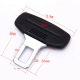 Maxbell Fashion Car Seat Safety Belt Buckle Seatbelt Clip Silencer Metal Tongue