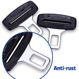 Maxbell Fashion Car Seat Safety Belt Buckle Seatbelt Clip Silencer Metal Tongue