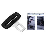 Maxbell Fashion Car Seat Safety Belt Buckle Seatbelt Clip Silencer Metal Tongue