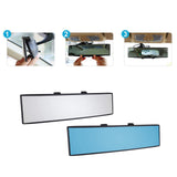 Maxbell 11.8" 300mm Universal Car Interior Anti Glare Rear View Mirror  clear