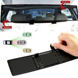 Maxbell 11.8" 300mm Universal Car Interior Anti Glare Rear View Mirror  clear