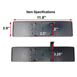 Maxbell 11.8" 300mm Universal Car Interior Anti Glare Rear View Mirror  blue