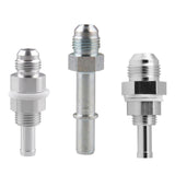 Maxbell Oil End Fitting Adaptor Precision Machining Silver Anode Surface  AN6 5 16