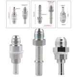 Maxbell Oil End Fitting Adaptor Precision Machining Silver Anode Surface  AN6 5 16