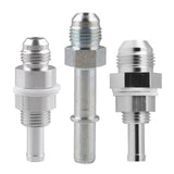 Maxbell Oil End Fitting Adaptor Precision Machining Silver Anode Surface  AN6 5 16