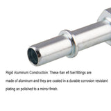 Maxbell Oil End Fitting Adaptor Precision Machining Silver Anode Surface AN6 3 8