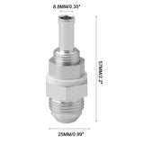 Maxbell Oil End Fitting Adaptor Precision Machining Silver Anode Surface AN8 3 8