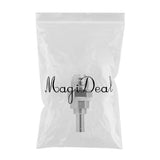 Maxbell Oil End Fitting Adaptor Precision Machining Silver Anode Surface AN8 3 8