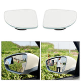 Maxbell Rear View HD Glass Car Blind Spot Mirrors for SUV Trucks Fan White