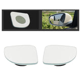 Maxbell Rear View HD Glass Car Blind Spot Mirrors for SUV Trucks Fan White