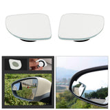 Maxbell Rear View HD Glass Car Blind Spot Mirrors for SUV Trucks Fan White